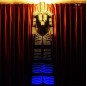Full color stilts walke led disfraz de robot costume with helmet